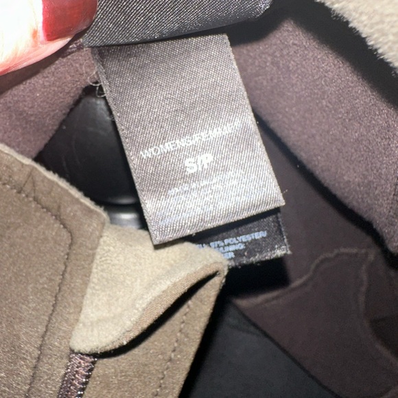 Women’s chocolate brown North Face lightweight jacket with mock neck - Picture 4 of 10